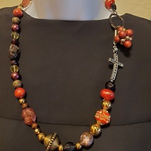 Ooak repurposed women's fashion necklace